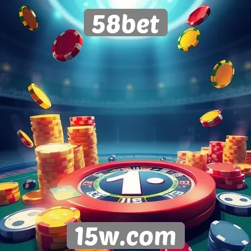 Funcionalidades do cassino online 58bet